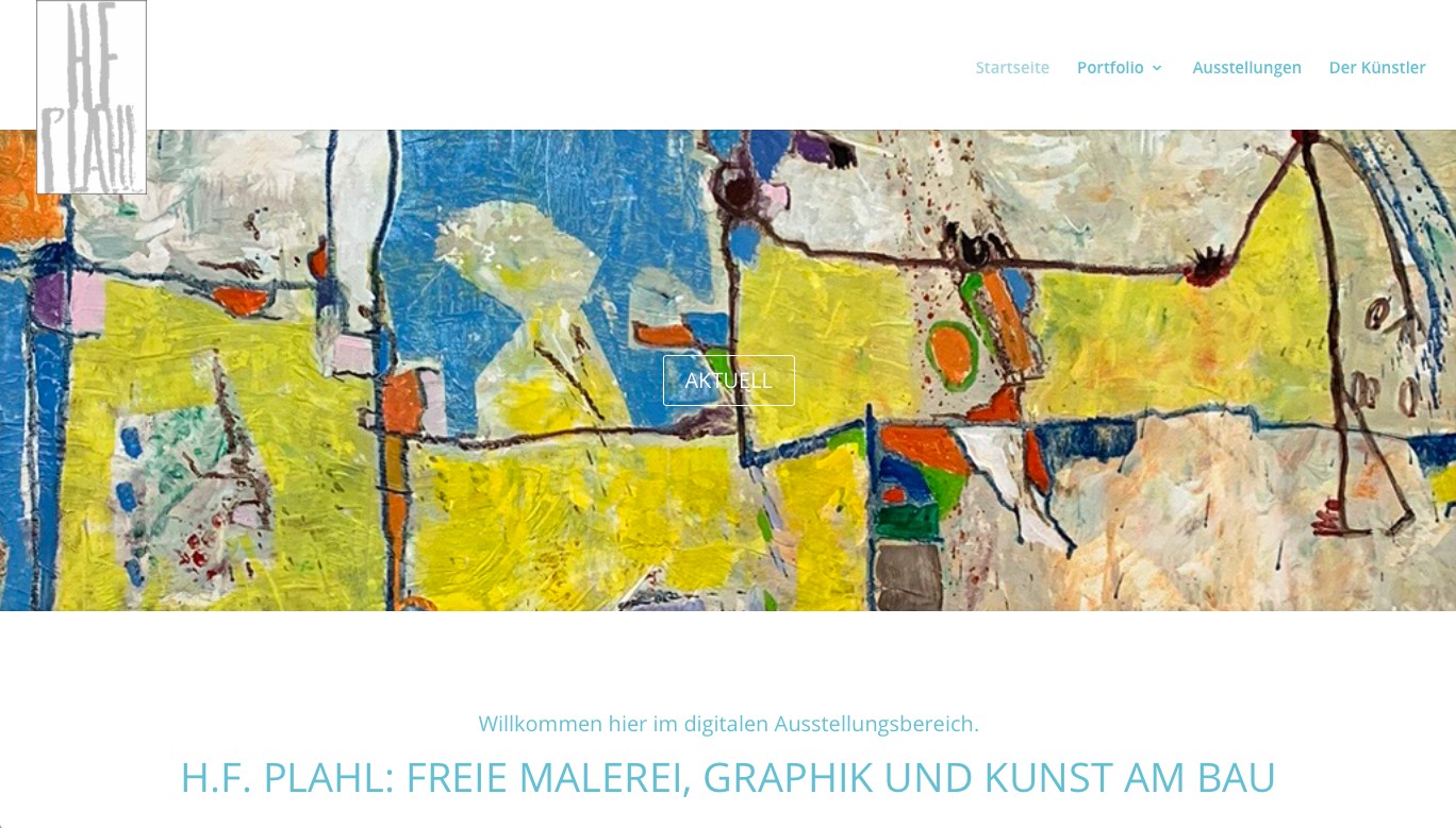 Responsive Webdesign für einen Künstler – Portfolio von Bettina Steinmetz · visuell-pur