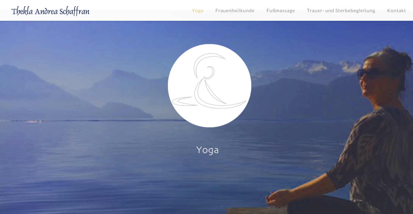 Responsive Webdesign für ein Yoga-Business – Portfolio von Bettina Steinmetz · visuell-pur